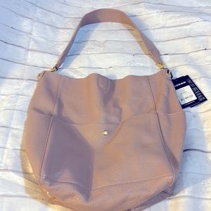 Gionar Mauve leather tote